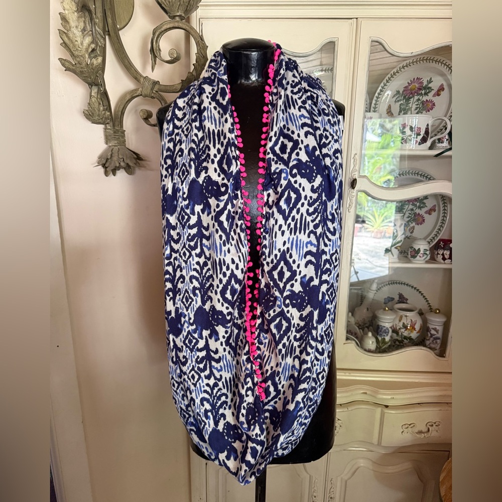 Lilly Pulitzer Resort Infinity Scarf High Tide By Land Or By Sea